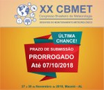 Prazo para submissão de trabalhos no XX CBMET 2018 é prorrogado até 07/10